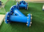 Tee instrumen berjajar PTFE